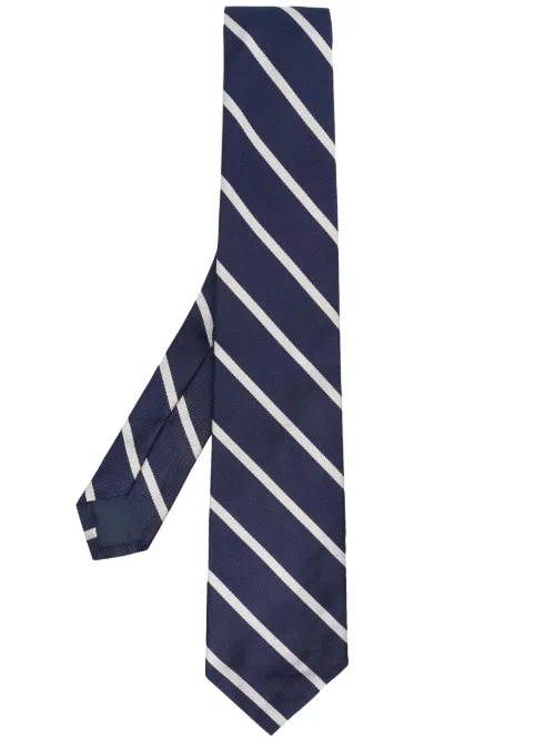 Cravate en soie à rayures - Polo Ralph Lauren - Modalova