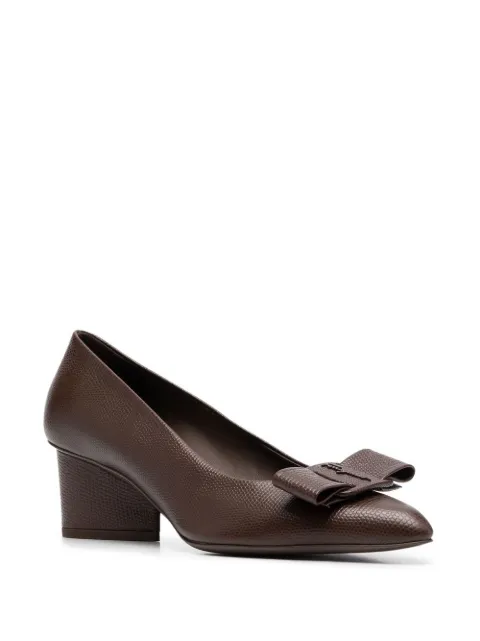 SALVATORE FERRAGAMO 60mm 보우 디테일 펌프