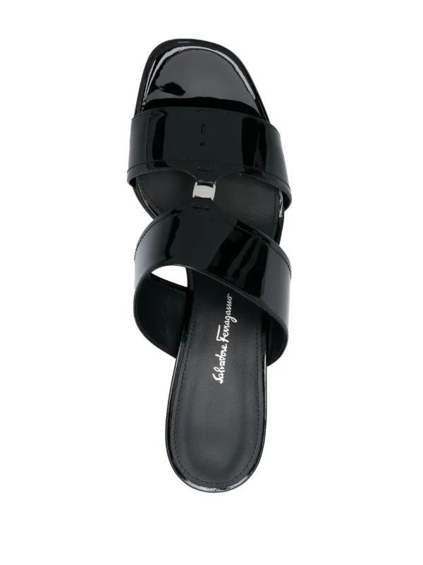 Ferragamo double-strap Sandals | Black | FARFETCH