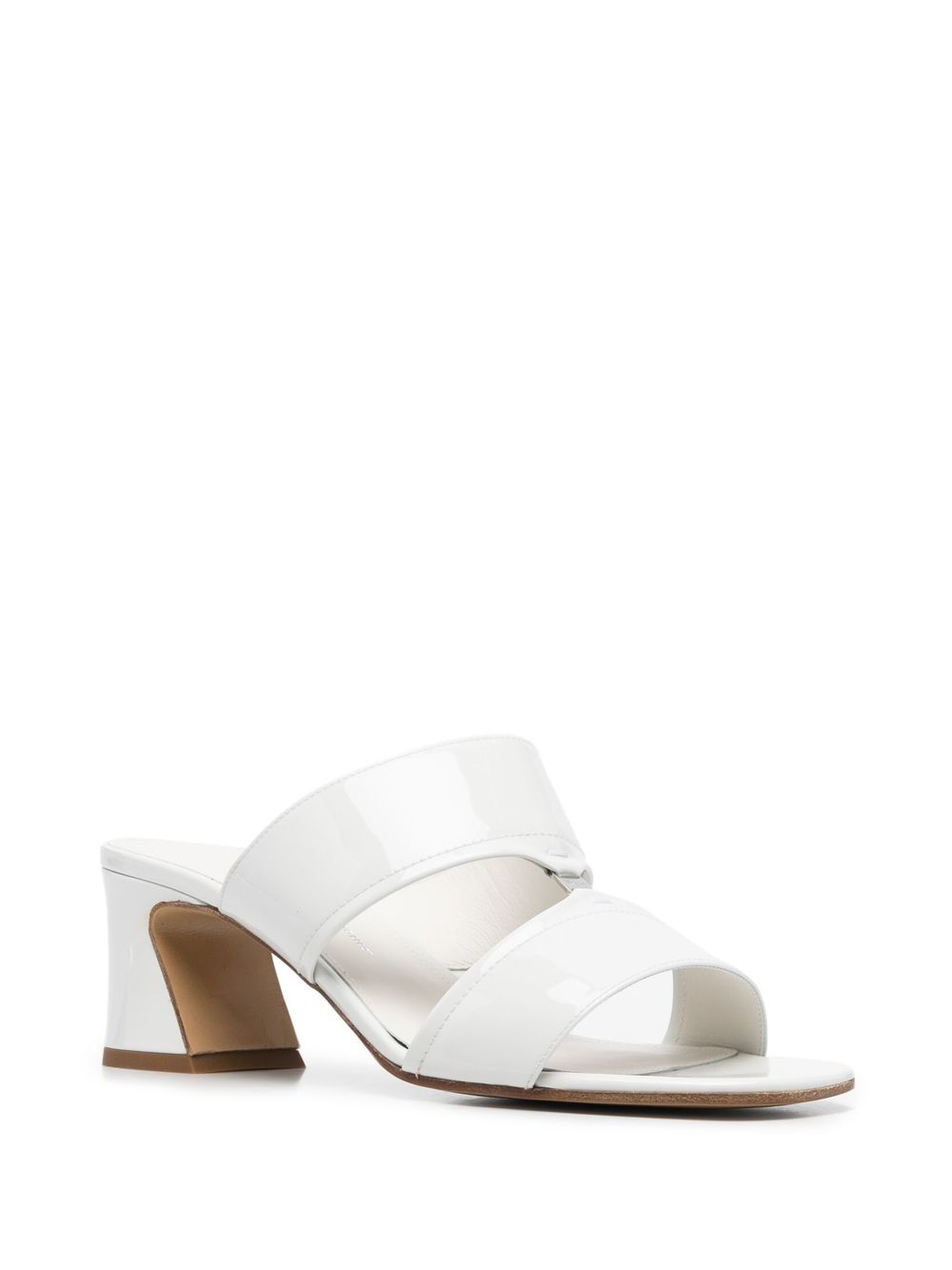 Ferragamo Tot 55mm double-strap sandals - White