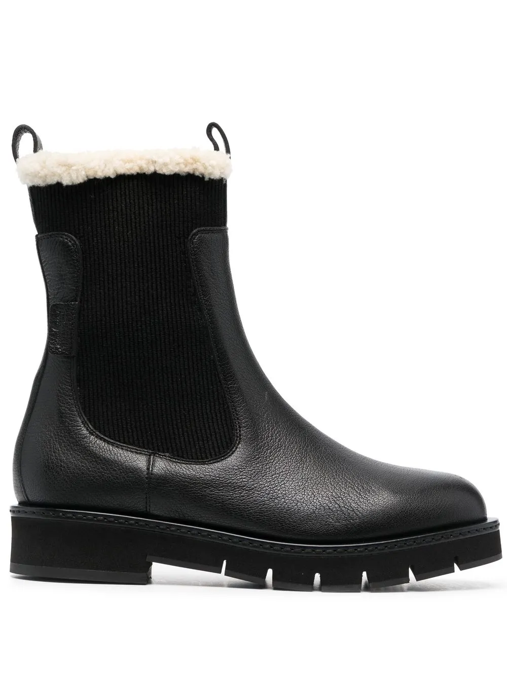 

Ferragamo wool-lined Chelsea boots - Black