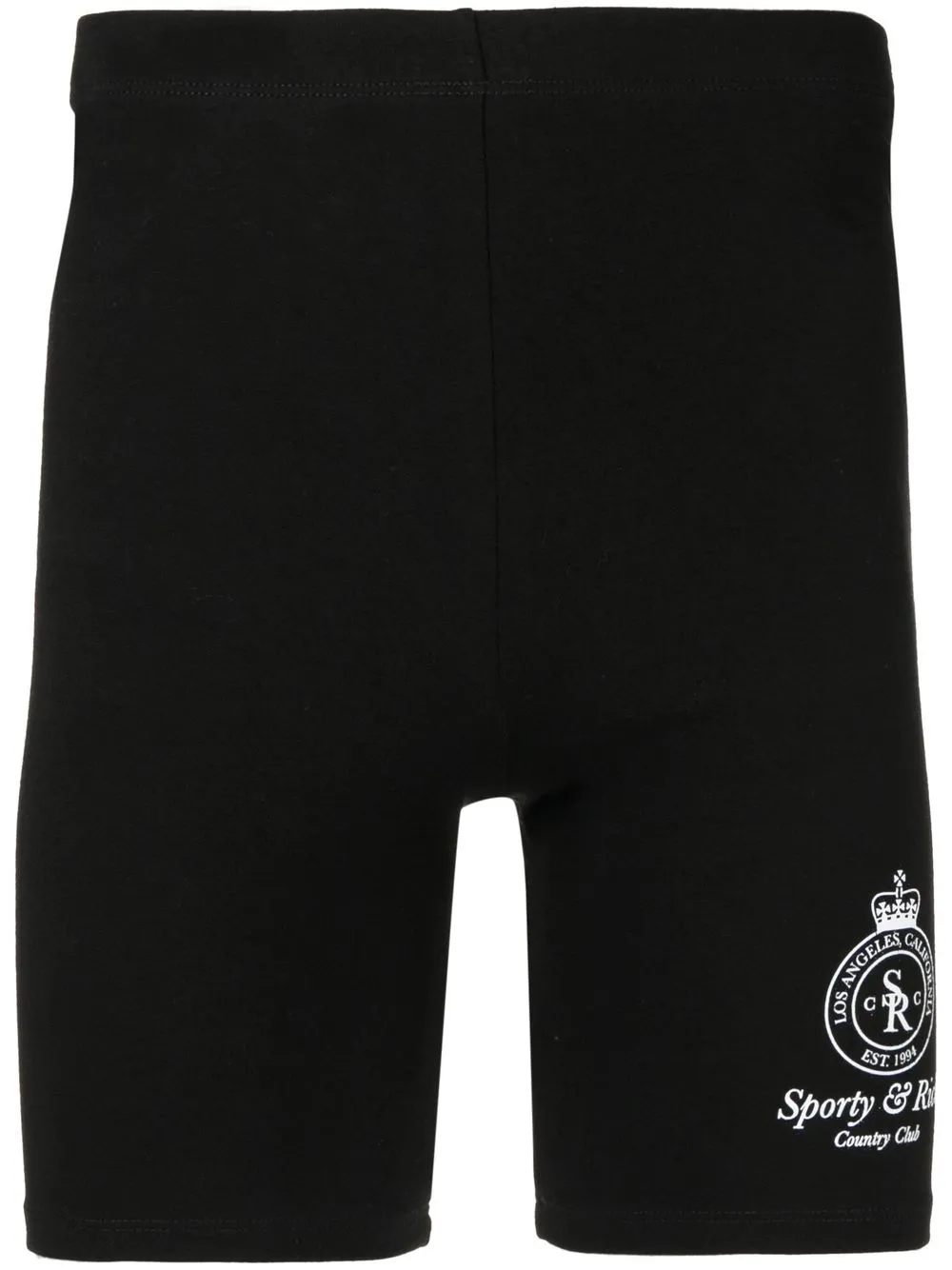 

Sporty & Rich shorts de ciclismo Crown con logo - Negro