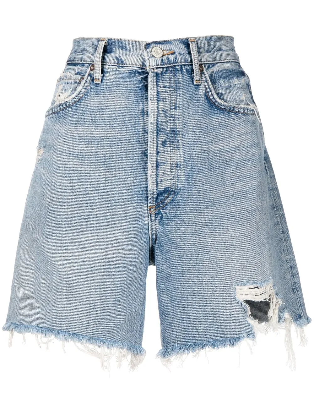 Stella high rise denim shorts