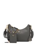 Prada Re-Edition 2005 leather shoulder bag - Grey