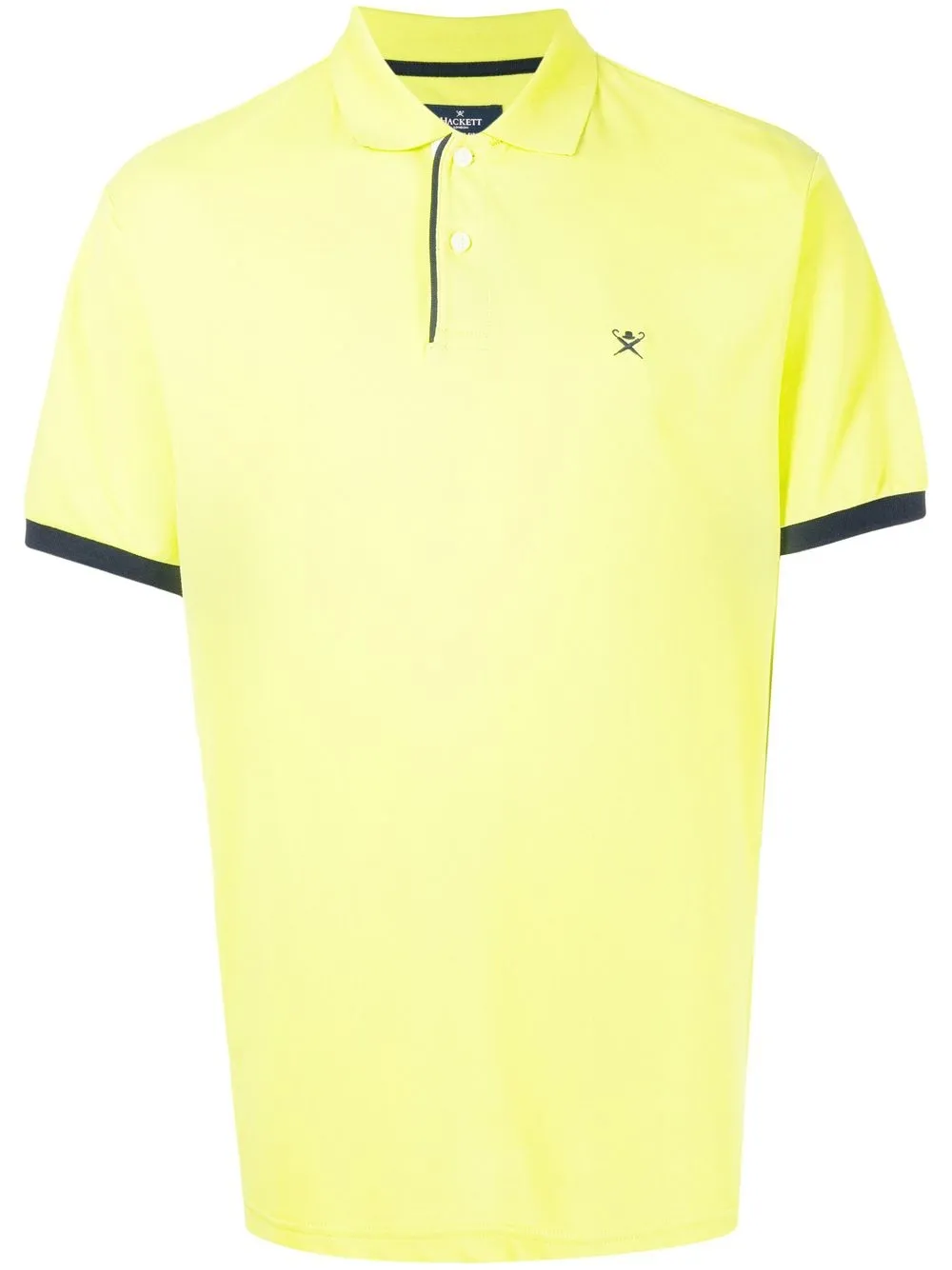 

Hackett playera tipo polo con logo bordado - Amarillo