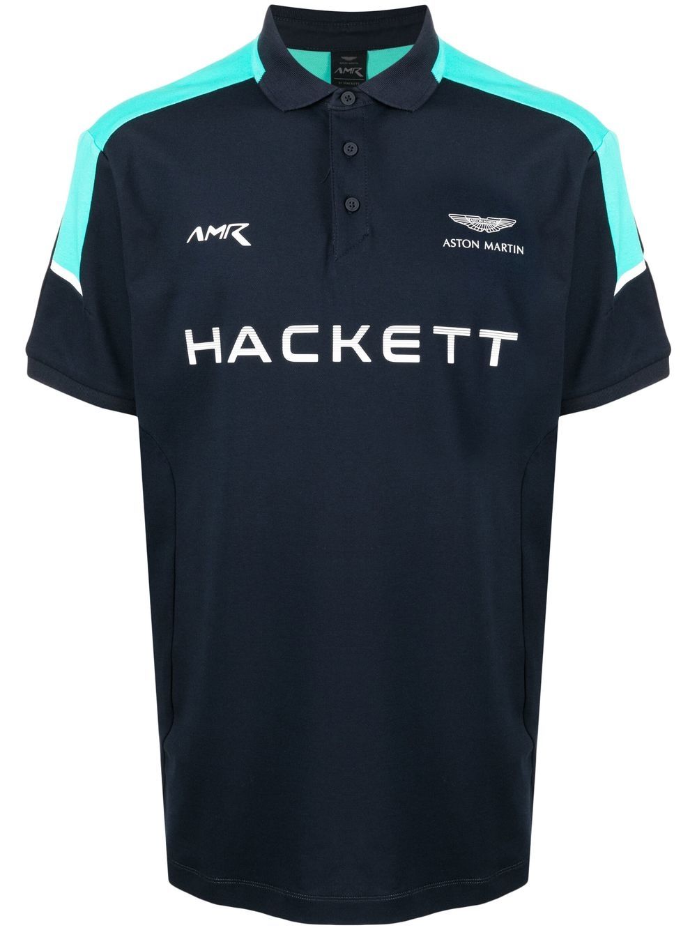 

Hackett playera tipo polo con logo de Hackett x Aston Martin - Azul