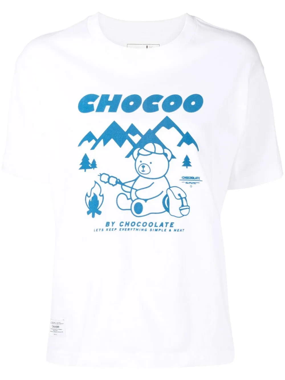 

CHOCOOLATE playera con estampado gráfico - Blanco