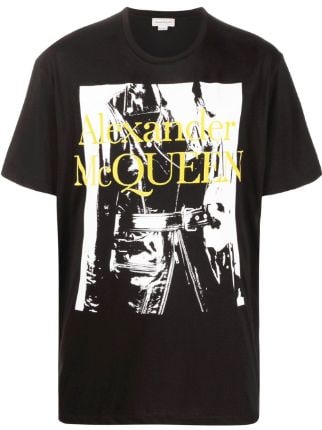 Alexander McQueen アレキサンダー・マックイーン ロゴ Tシャツ - FARFETCH