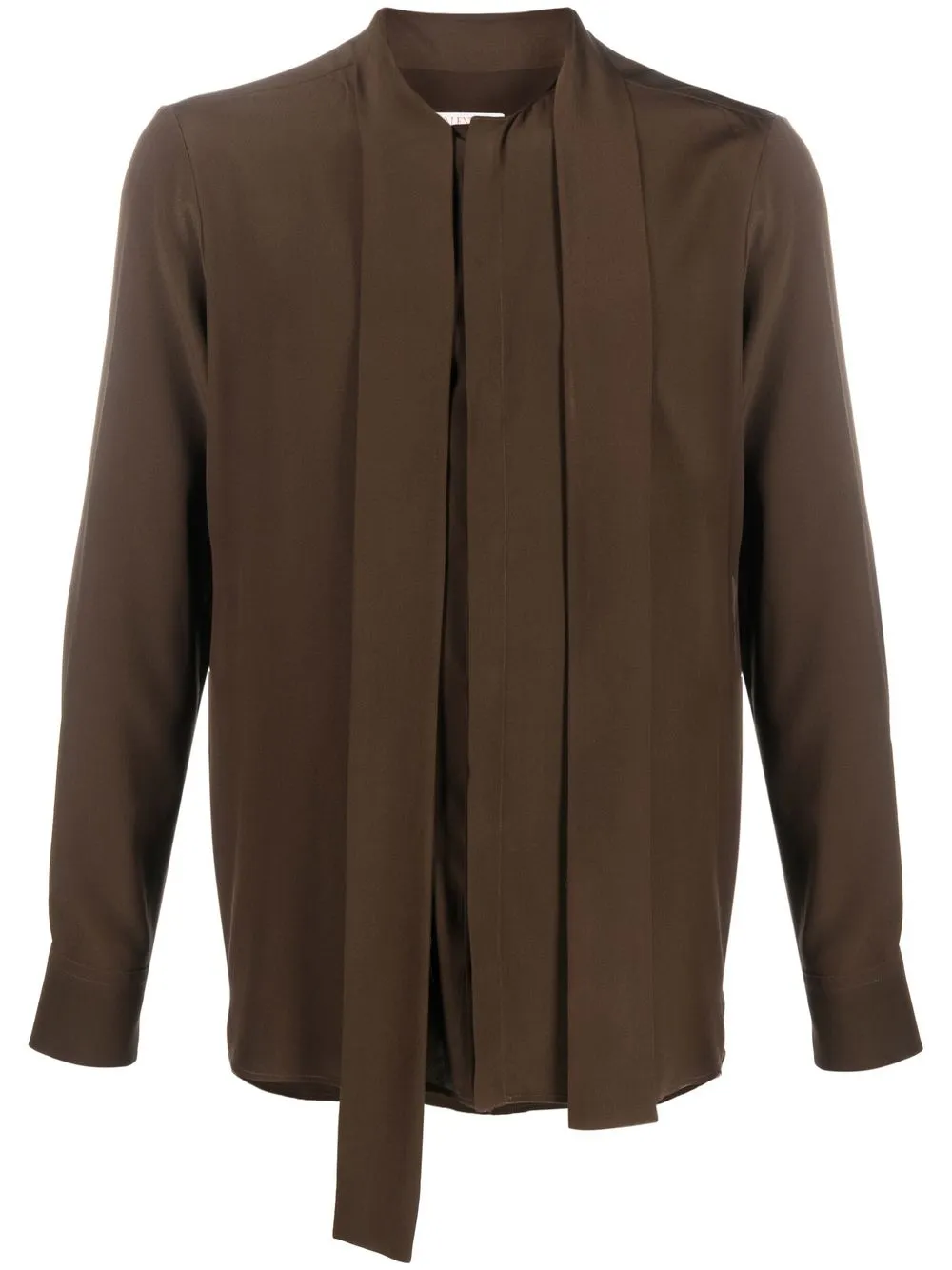 

Valentino scarf-detail long-sleeve shirt - Brown