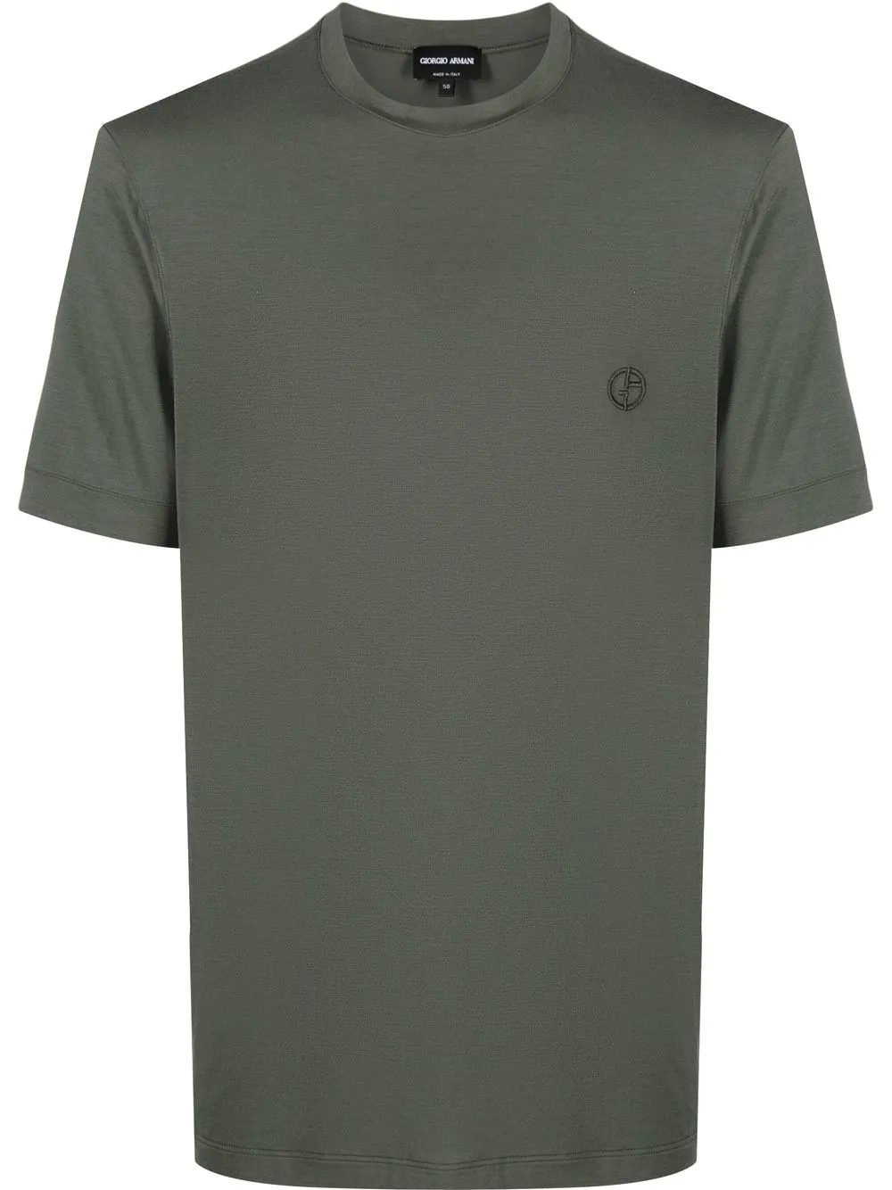 

Giorgio Armani playera con logo bordado - Verde