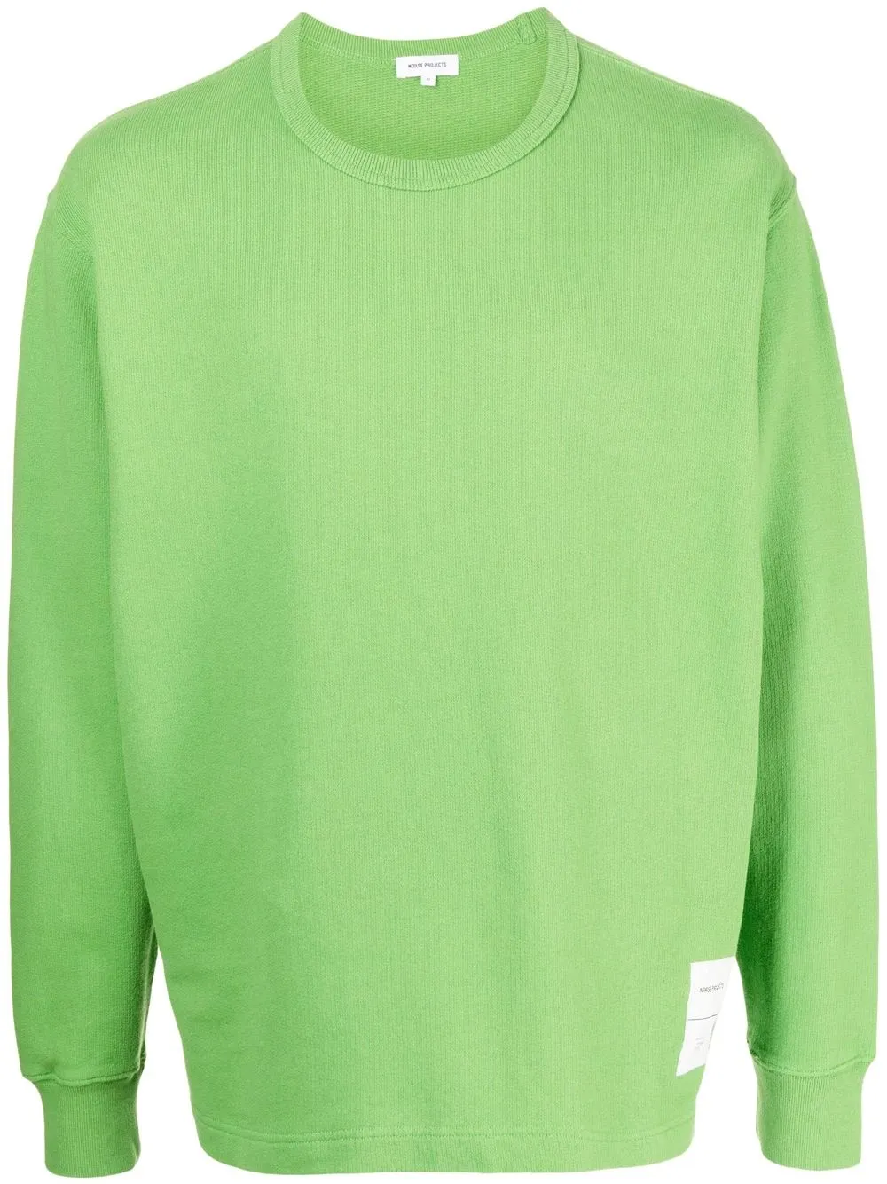 

Norse Projects sudadera Fraser con parche del logo - Verde