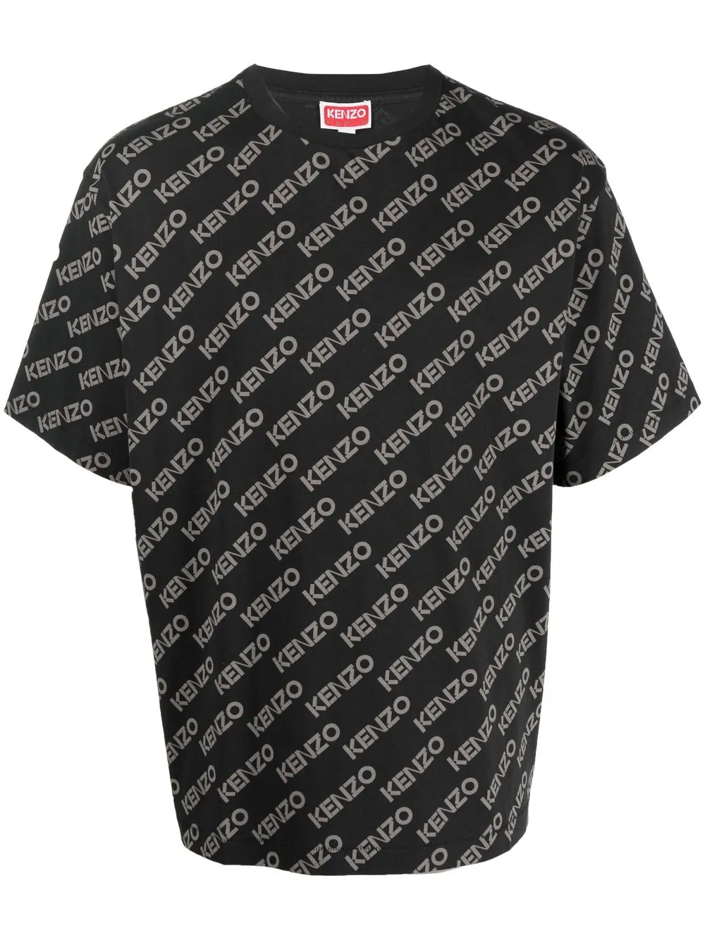 

Kenzo playera con logo estampado - Negro