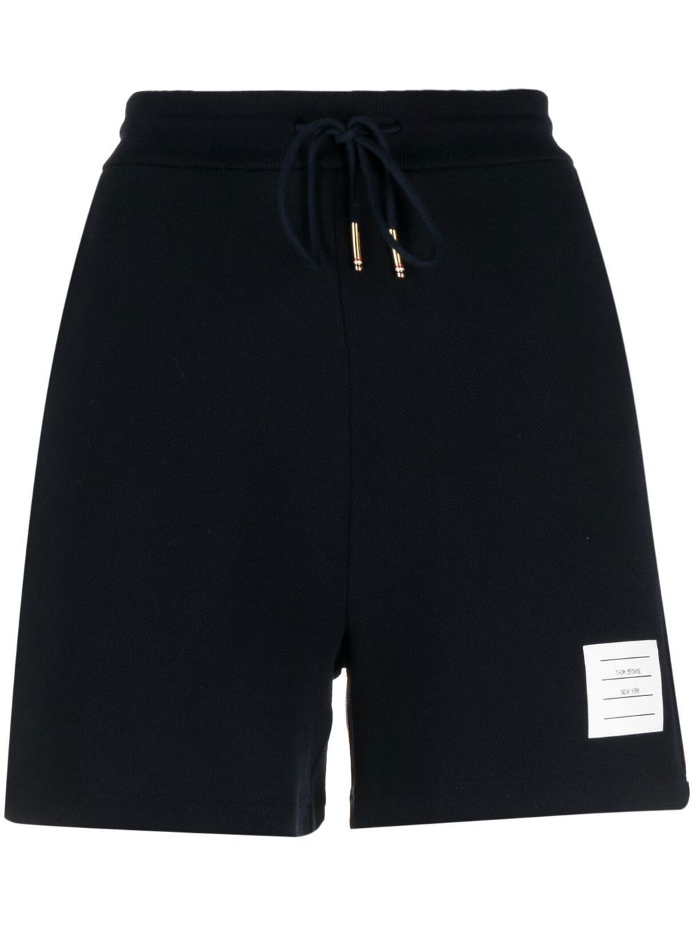 Thom Browne tie-waist shorts - Blue