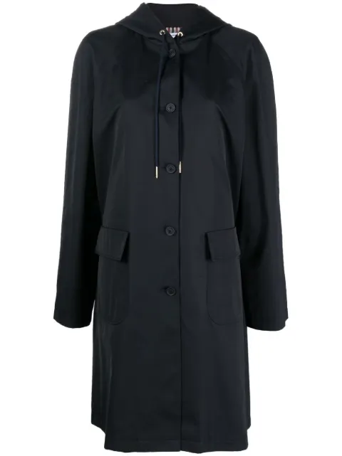 Thom Browne parka con botones y capucha