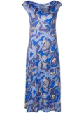 Lygia & Nanny graphic-print scoop-neck dress - Blue