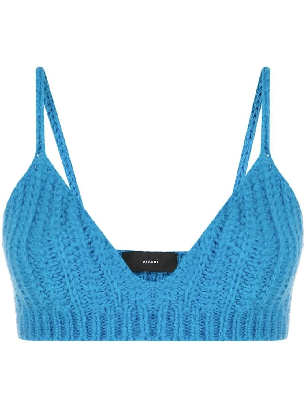 

Alanui bralette tejido con cuello en V - Blanco