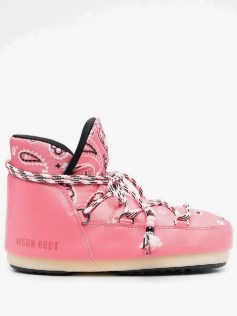 Moon Boot x Moon Boot bandana-print boots