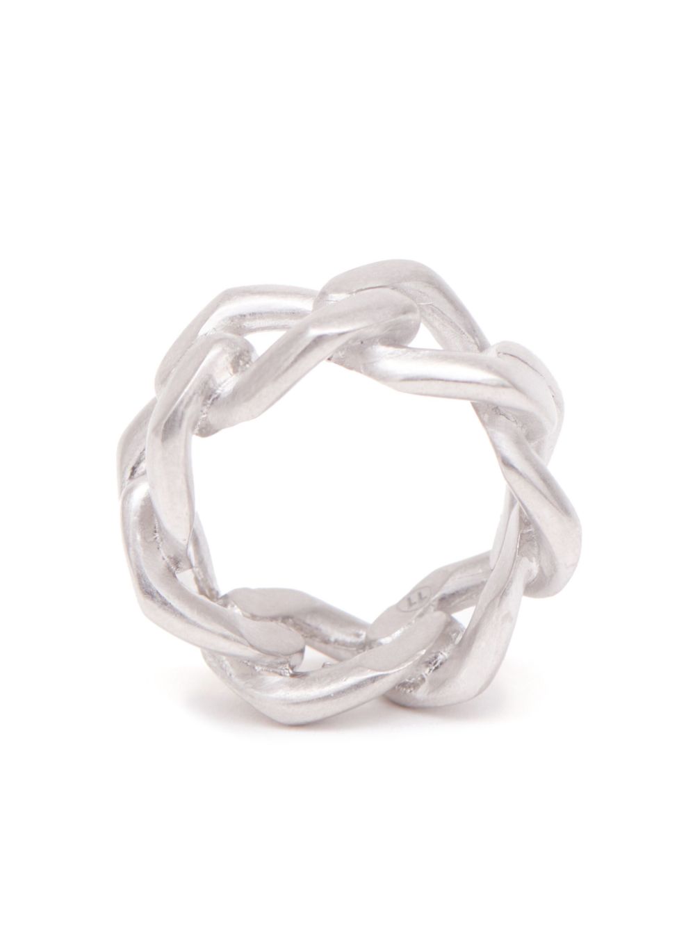 Maison Margiela Ring met schakels - Zilver