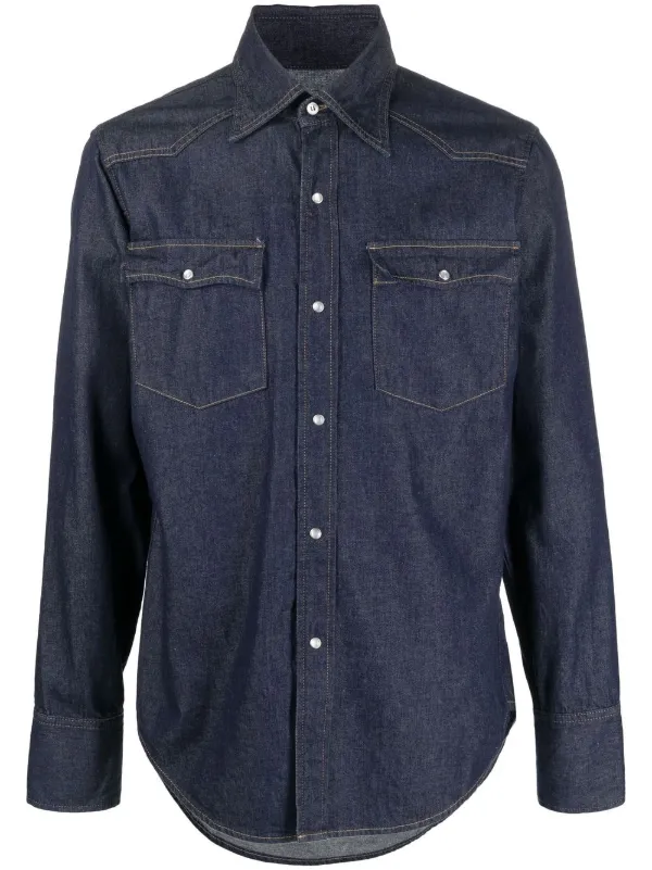 Maison Margiela chest-pocket Denim Shirt - Farfetch