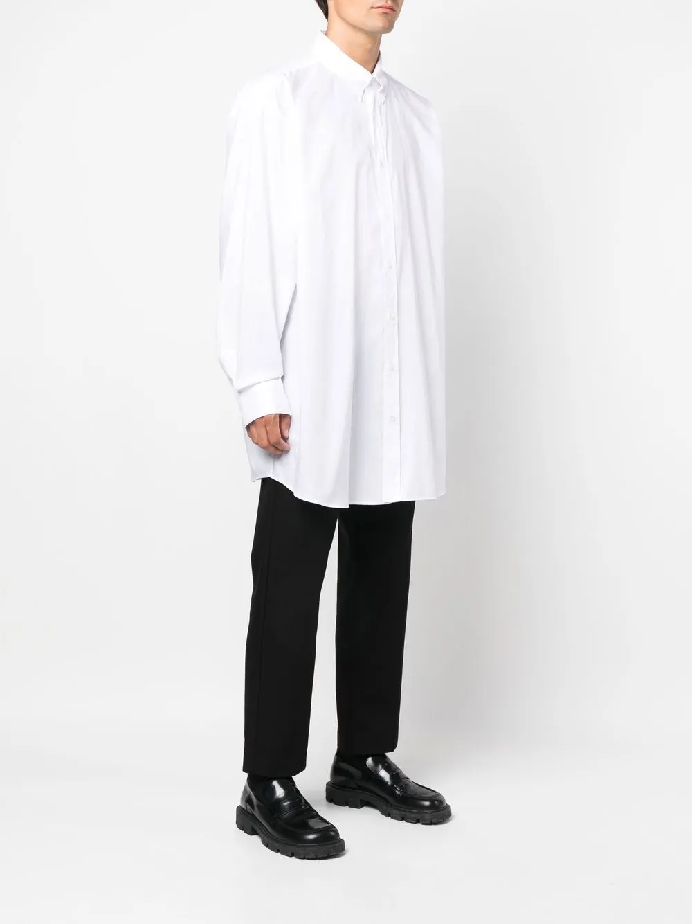 oversize long-sleeve shirt