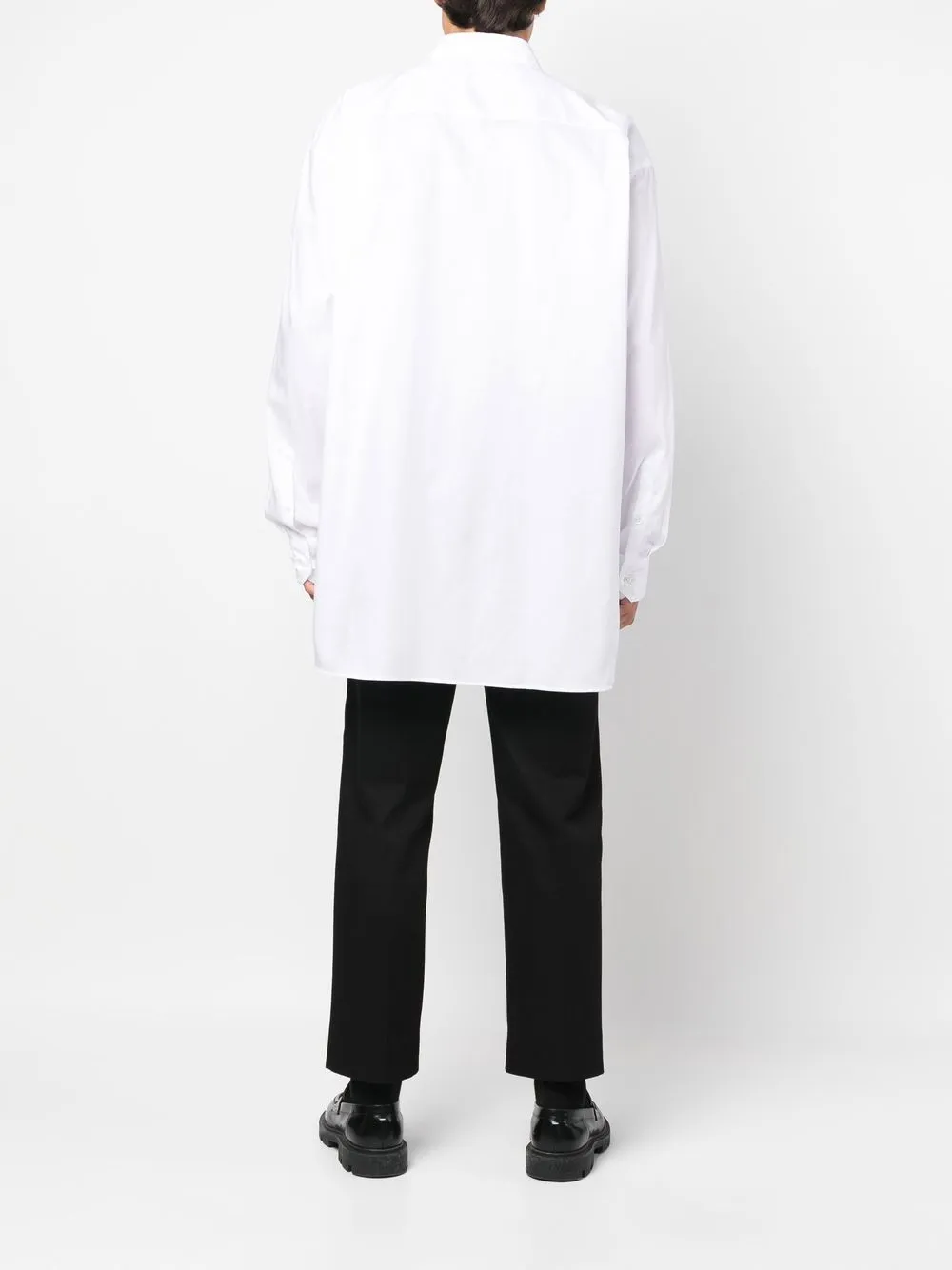 oversize long-sleeve shirt