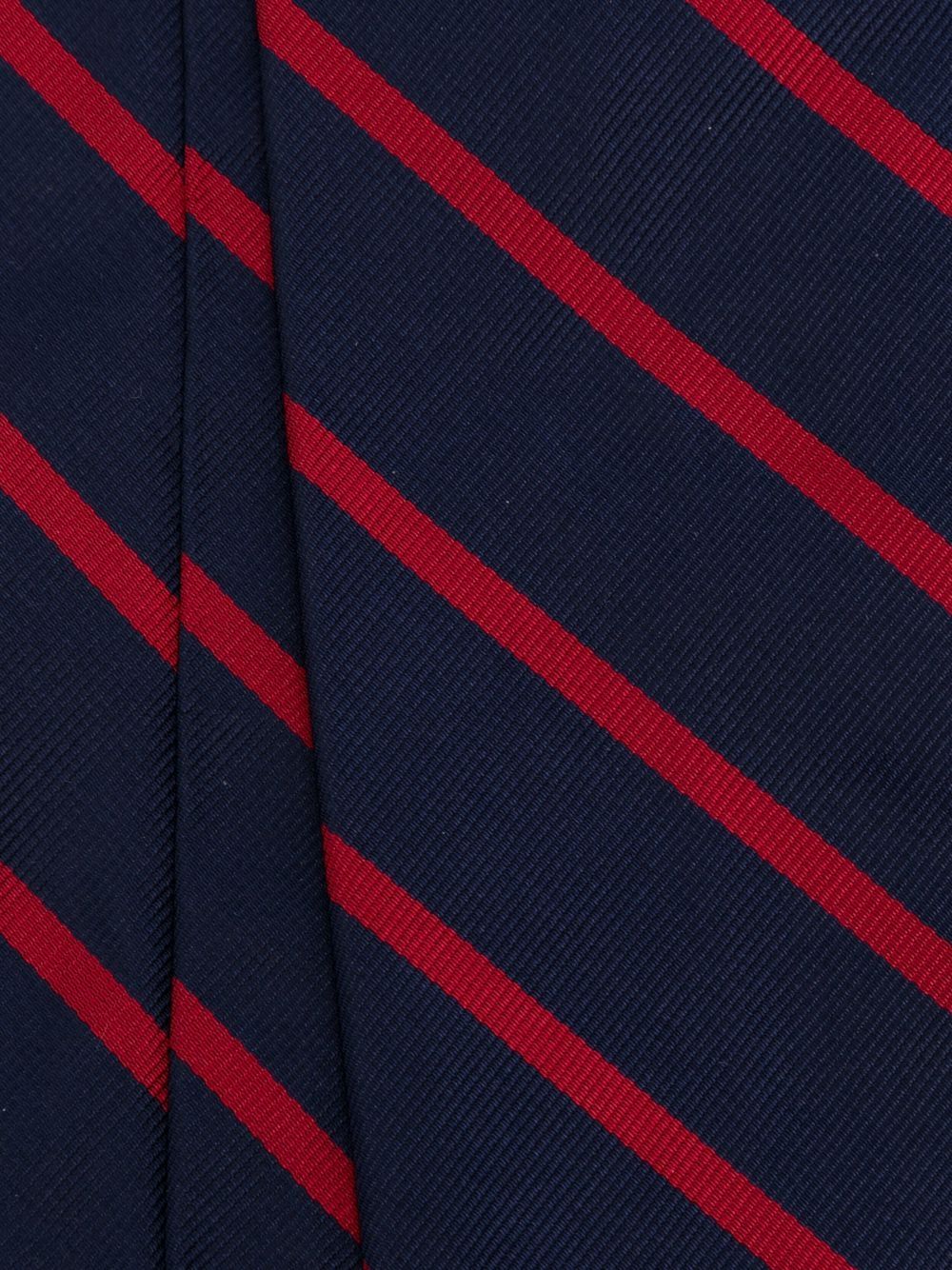 Polo Ralph Lauren diagonal-stripe Silk Tie | Blue | FARFETCH UK