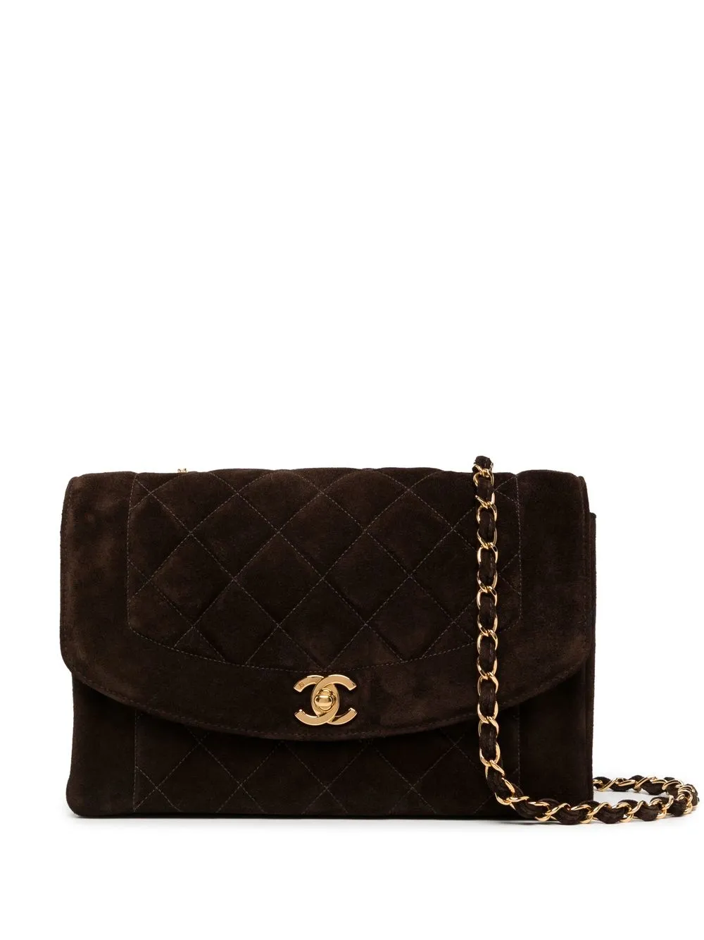 

Chanel Pre-Owned bolsa de hombro Diana mediano 1997 - Negro