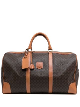 Céline Pre-Owned Macadam travel bag, Brown