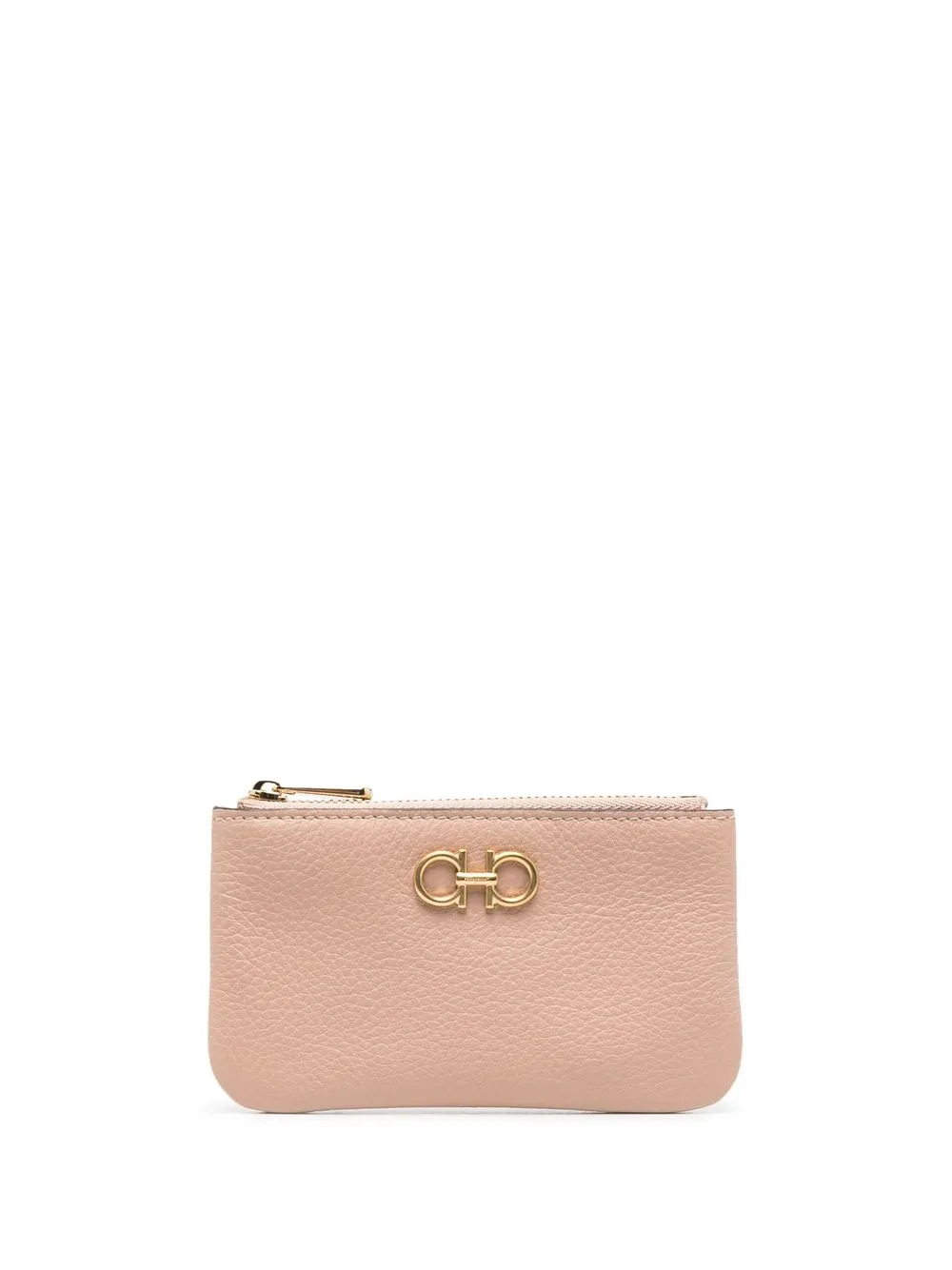 

Ferragamo calf-leather logo-plaque purse - Neutrals