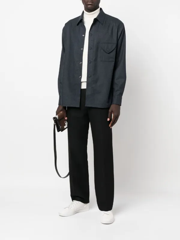GIORGIO ARMANI シャツジャケット Giorgio Armani シャツジャケット | ブルー | FARFETCH JP