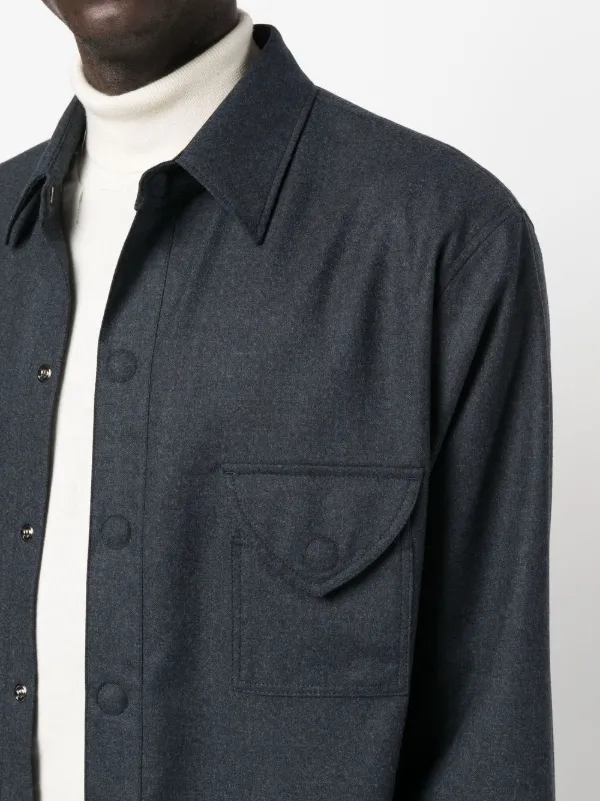Giorgio Armani シャツジャケット | ブルー | FARFETCH JP