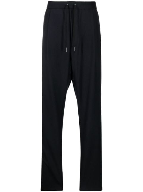 Giorgio Armani drawstring virgin wool track trousers 