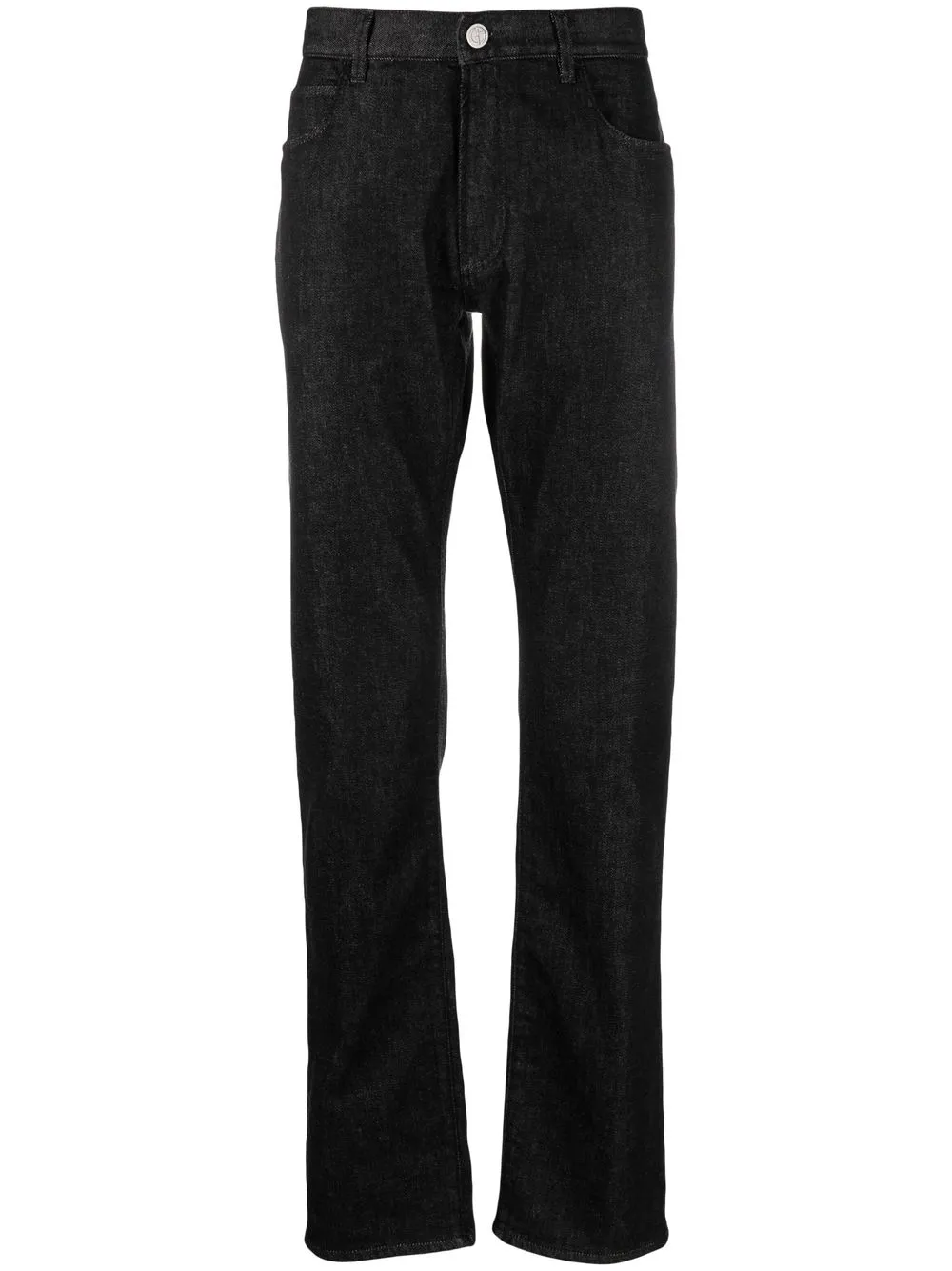 

Giorgio Armani straight-leg five-pocket jeans - Black