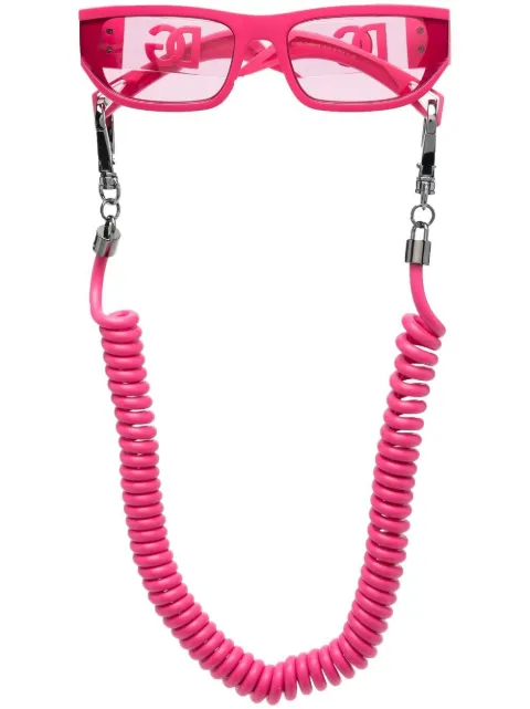 Dolce & Gabbana Eyewear logo square-frame sunglasses