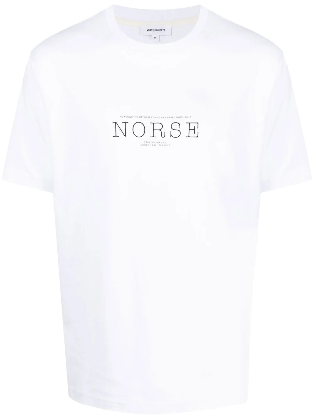 

Norse Projects playera Johannes Norse - Blanco