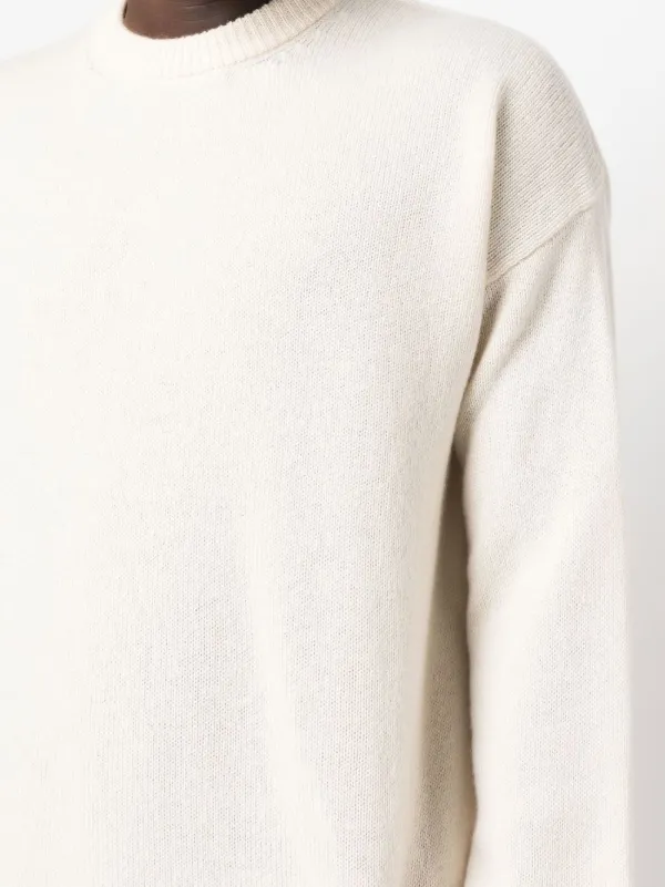 Jil Sander クルーネック カシミアセーター | ニュートラル | FARFETCH JP