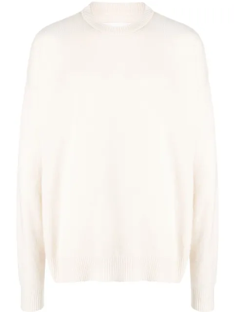 Jil Sander suéter de cachemira cuello redondo