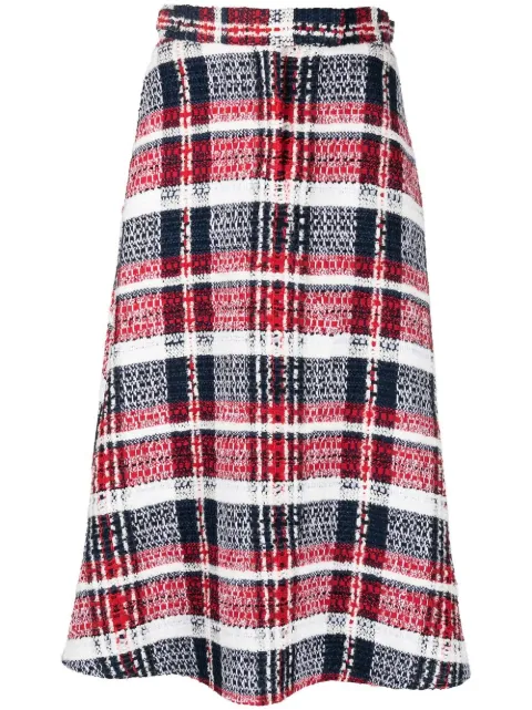 Thom Browne tweed midi skirt