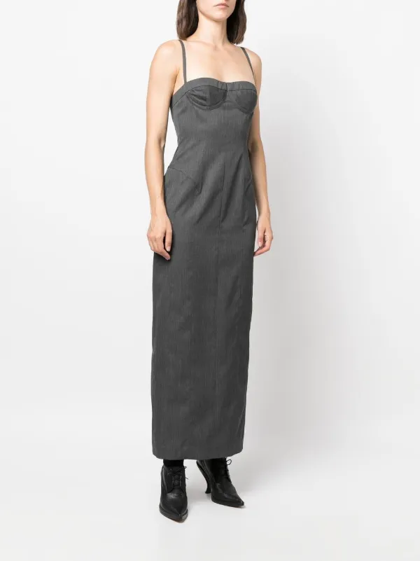 ワンピース THOM BROWNE Woman Dress Grey FJD027A00050 055 Classic Pique Stripe Polo Dress | Thom Browne