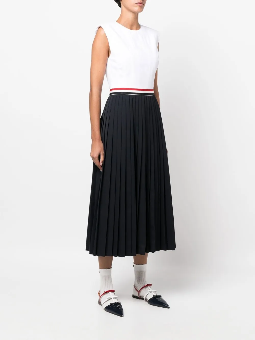 Thom Browne sleeveless cropped top
