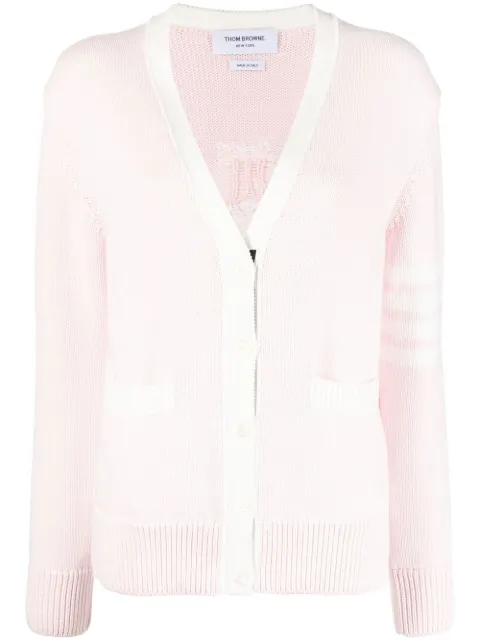 Thom Browne Flower Icon knitted cardigan