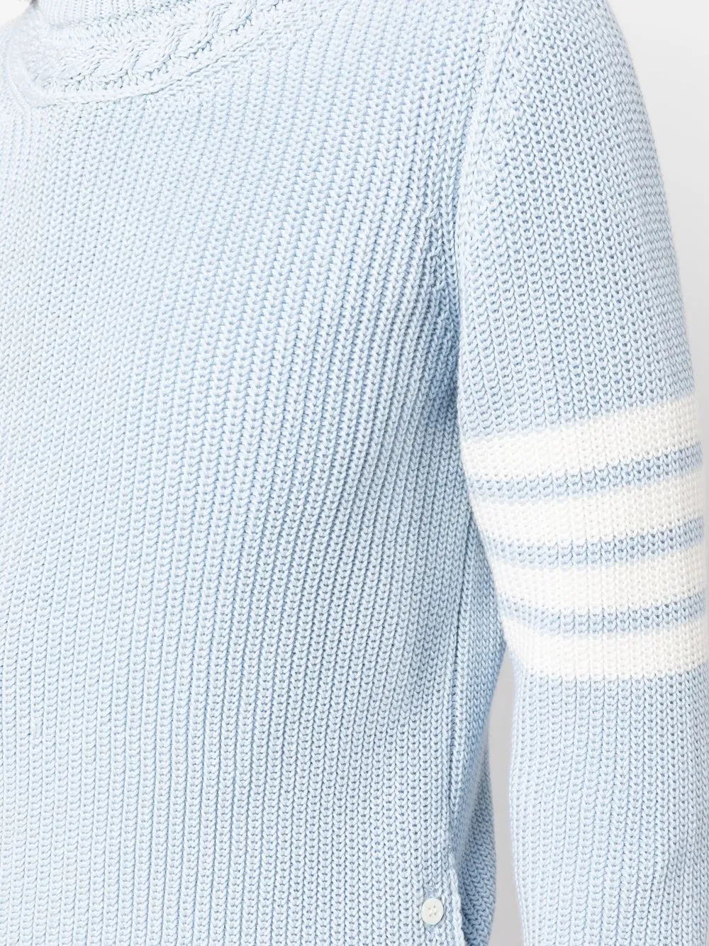 Thom Browne 4-bar Stripe Jumper In Blue