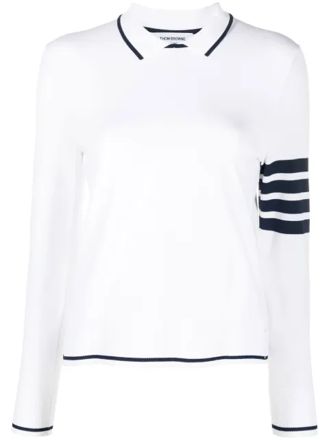 Thom Browne 4-Bar striped knitted jumper