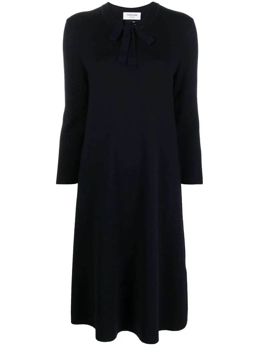 

Thom Browne merino wool midi dress - Blue