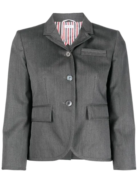 Thom Browne шерстяной однобортный блейзер