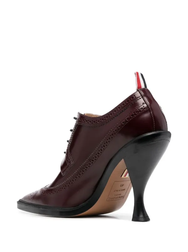 Thom Browne Longwing Brogue Pumps | Brown | FARFETCH