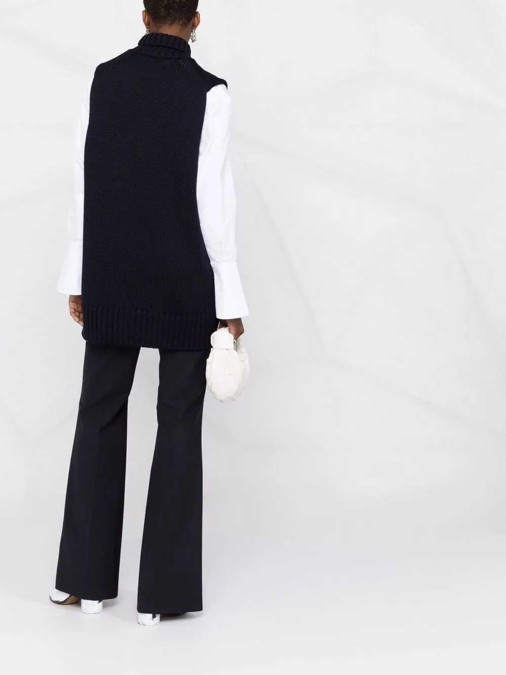 Jil Sander Knitted high-neck Vest - Farfetch