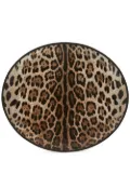 Dolce & Gabbana porcelain leopard-print platter - Brown