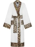 Dolce & Gabbana cotton terry bath robe - White