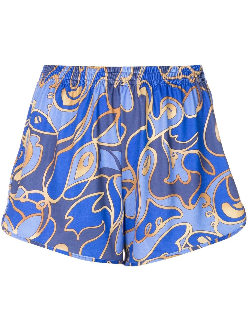 

Lygia & Nanny bermudas Lee con estampado gráfico - Azul